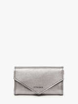 Portemonnee Leder Etrier Zilver etincelle irisee EETI5018